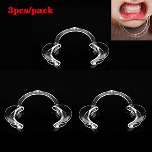 Dental C Shape Lip Cheek Retractors Plastic Mouth Opener Dentistry Toosn