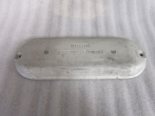APPLETON FORM 35, 3-1/2&#034; TO 4&#034; INCH UNILET COVER ONLY MALLIABLE STEEL
