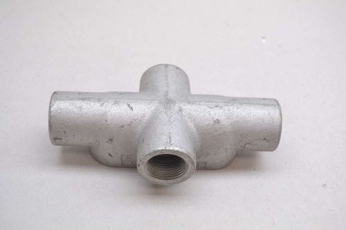 New crouse hinds x37 condulet conduit body 1 in iron fitting d433446 for sale