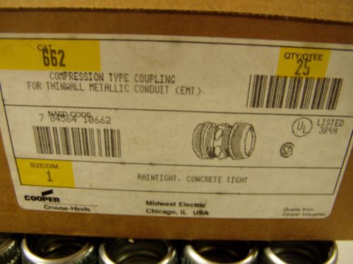 COOPER COMPRESSION TYPE COUPLING 662 - 25ea