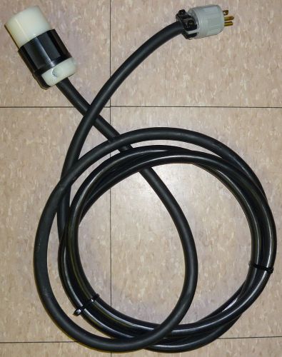ASSEX 12-3(UL) type Cable 11&#039; long with end 20AM-250V very good condition