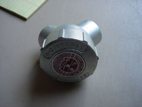 O-Z/GEDNEY --LBY-100 capped elbow electrical fitting