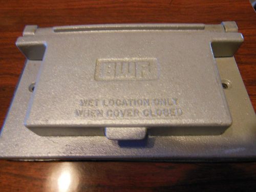 BWF GFCI WET LOCATION OUTLET COVER WITH GASKET