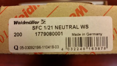 Weidmuller 1779080001 Wire Labels