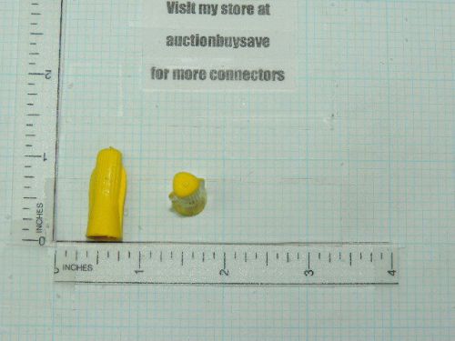 50 yellow 3m # y twist lock wire nuts # 22-10 wire awg for sale