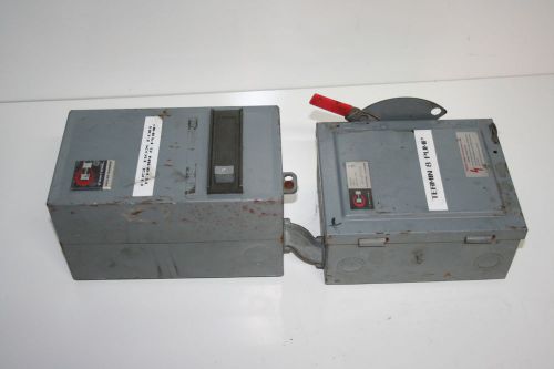* CUTLER HAMMER 4144H441 SAFETY SWITCH 30AMP 240VAC, A10AG0 SIZE 00 MAGNETIC STA
