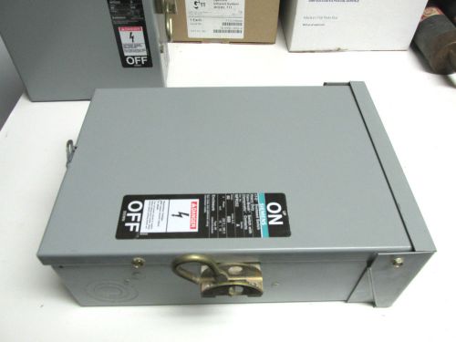 NEW  Siemens Heavy Duty Safety Switch 60A, 600V NEMA 3R  Cat# NFR352 .  DS-502