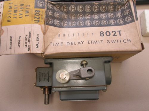 Allen bradley 802t-r1td series 1 time delay oiltight limit switch new for sale