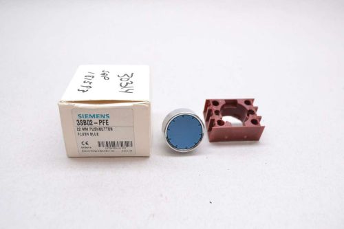 New siemens 3sb02-pfe 22mm flush blue pushbutton d431676 for sale