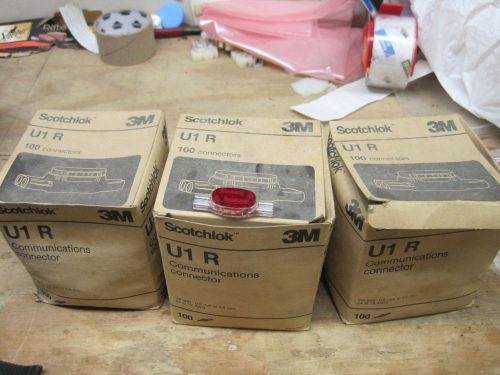 Scotchlok 3m u1-r communications connector 1 box of 100 for sale