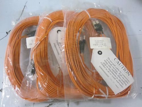 3 anixter compulink fg-2277pl-100 feet st to sc multimode optical patch cables for sale