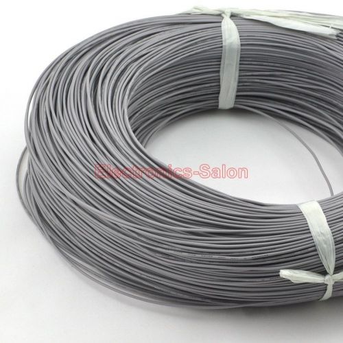 20M / 65.6FT Gray UL-1007 22AWG Hook-up Wire, Cable.