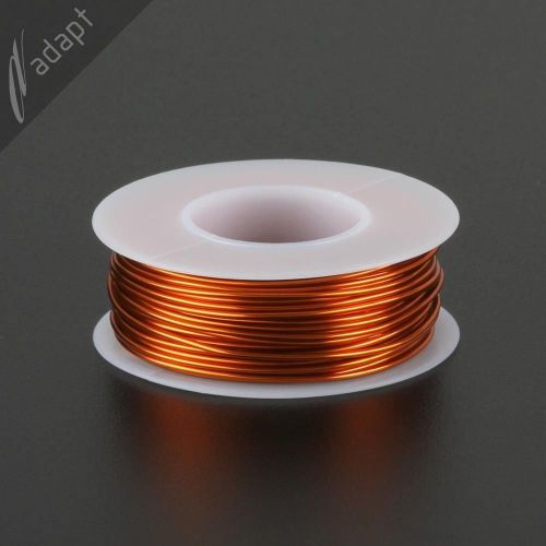 Magnet wire, enameled copper, natural, 18 awg (gauge), 200c, ~1/4 lb, 50 ft for sale