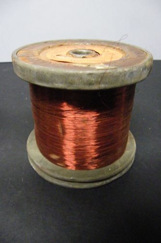 Phelps dodge copper magnet 34 gauge wire .0063 diameter plain enamel over 5 lbs. for sale