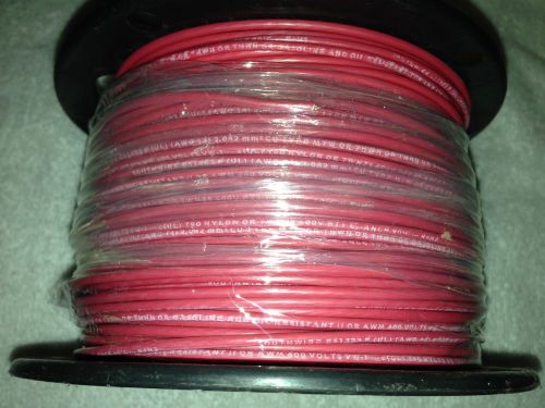 Stranded copper wire red 14awg 500ft for sale