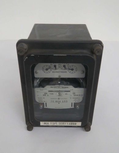 General electric ge 700x63g1 polyphase watthour 120v-ac 3w meter b473574 for sale