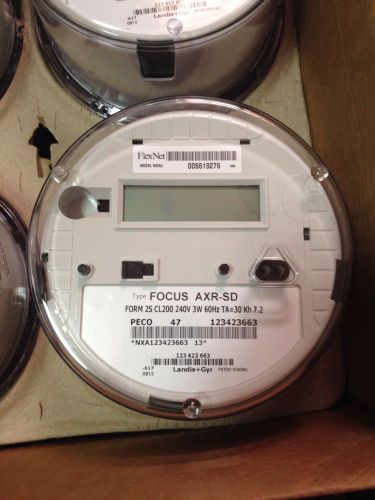 Landis + gyr focus axr-sd digital electric meter 240v for sale
