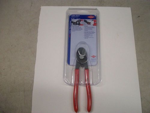 KNIPEX CABLE SHEAR 95 11 165 POWER CUT SERIES 6 1/2&#034; MADE IN GERMANY  1 COUNT