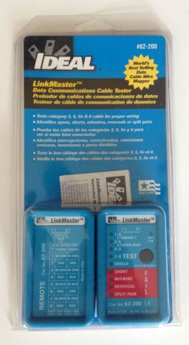 IDEAL LINKMASTER 62-200 Data Communications Cable Tester, Blue, Ships for FREE!