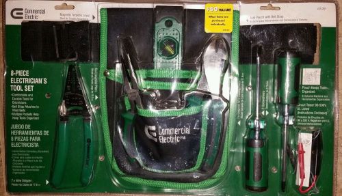 COMMERCIAL ELECTRIC 8 PIECE ELECTRICIAN&#039;S TOOL SET