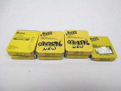 Lot 32 new cooper bussmann assorted mda-6 gld-2 gdb-2a fuse d319784 for sale