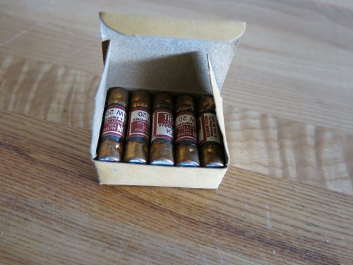 Box of 10 Bussmann TRON KAW 20 Rectifier Fuses-New Old Stock