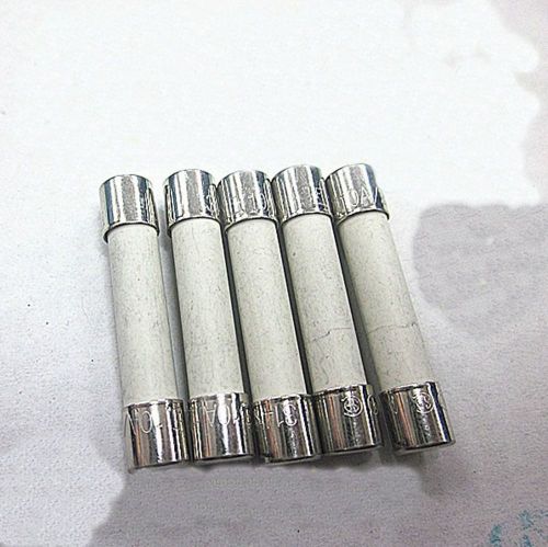 10 pieces 250V 15A Slow Blow 6x30mm Ceramic Tube Fuses