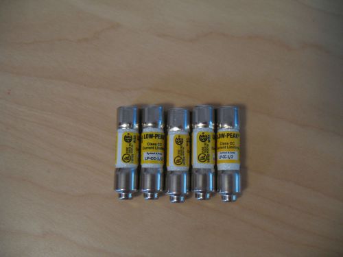 5 new bussmann lp-cc-1/2 1/2a fuse fits atqr1/2 for sale