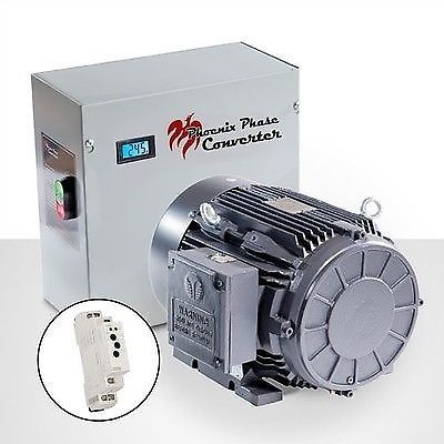Rotary phase converter - 10 hp - cnc grade, pc10p4lv for sale