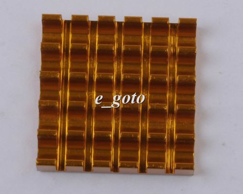 2pcs heat sink 22x22x10mm aluminum 22*22*10mm for router cpu ic new for sale