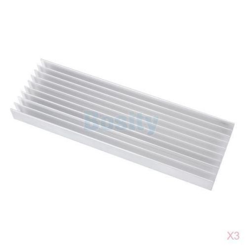 3x Aluminum Heatsink Cooling Cooler Heat Spreader for 5X 3W or 10X 1W LEDs Light