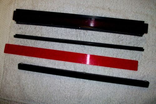 Display assembly parts/hardware  1-5/8&#034; x 15&#034;  red lens  2 assemblies for sale