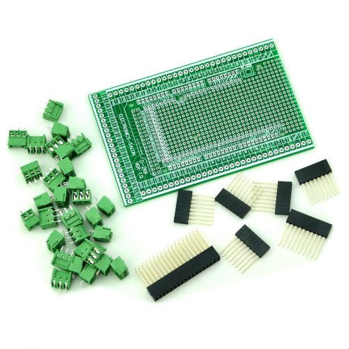 Prototype screw/terminal block shield board kit for arduino mega-2560 r3. for sale