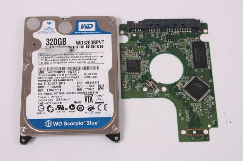 Wd wd3200bpvt-00zest0 320gb sata 2,5 hard drive / pcb (circuit board) only for d for sale