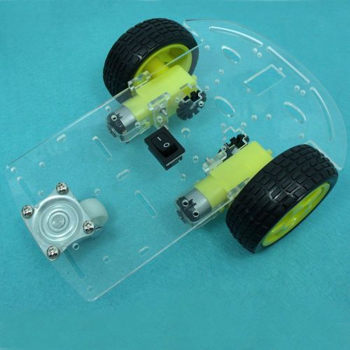 2WD Motor Smart Robot Car Chassis Kit Speed Encoder Battery Box for Arduino