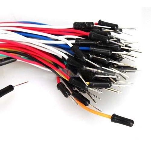 New Arrive 65PCS Mixed Color New Solderless Breadboard Jumper Cable Wire Kit