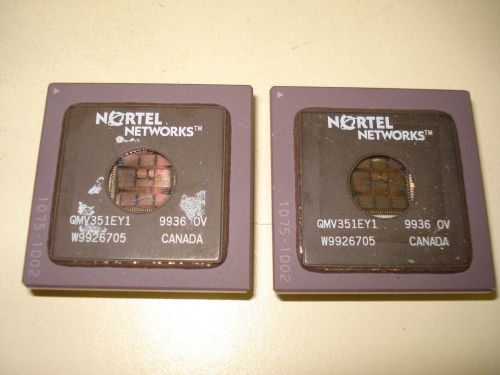 Nortel Networks Qwv351EY1 ceramic chips lot of 2