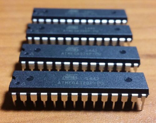 4pcs NEW ATmega328P-PU IC Chip w/ Arduino UNO BOOTLOADER and 28 pin DIP socket