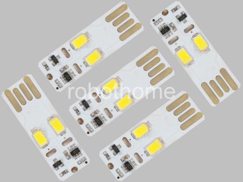 5pcs USB Touch Light White Superbright Bulb Light Module LED USB ICSI001A