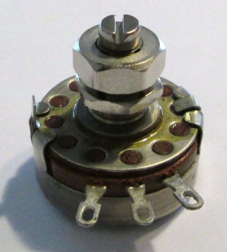 500k ohm 2 watt potentiometer  1 pc  allen-bradley type j  locking  1 pcs.  nos for sale