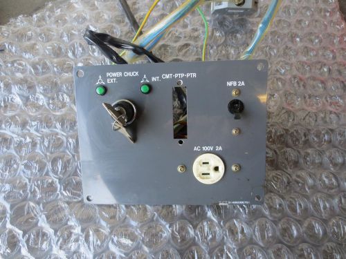 Mazak quickturn 15-n cnc lathe control power chuck switch panel 31486086701 for sale