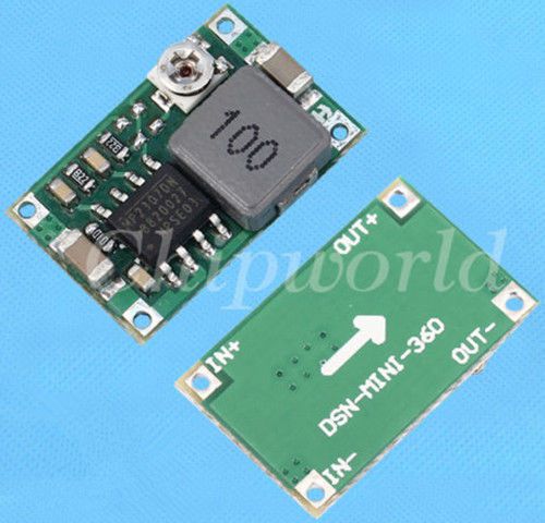 NEW Mini-360 DC/DC Buck Converter Step Down Module 4.75V-23V to 1V-17V