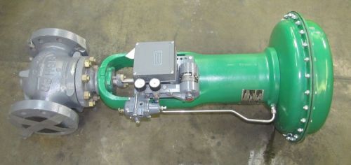 Fisher 667 size 70 actuator valve w/ 582i 4&#034; air pneumatic valve positioner new for sale