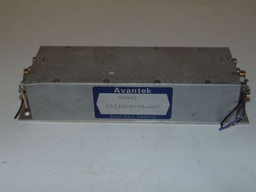 AVANTEK ASD-328M UAA-354M FREQ. 20-500 MHz AMPLIFIER (S1-5-19D)