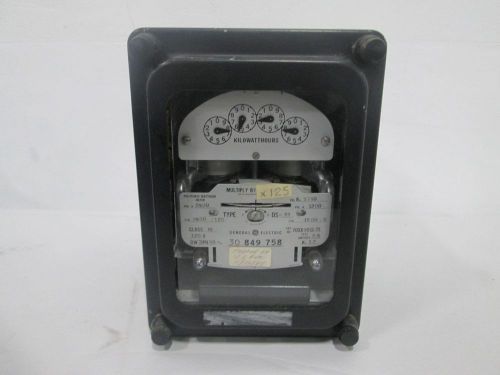 General electric ge 701x90g 21 2400v polyphase watthour meter 120v-ac d292335 for sale