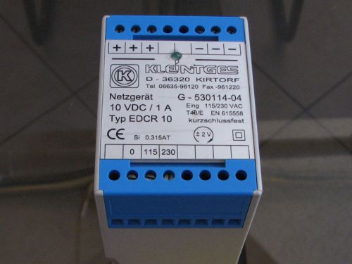 German Industrial Power Supply 10Vdc 1A 115-230V Input Automation Din Rail