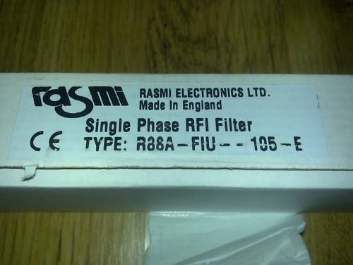 Rasmi R88A-FIU-105-E Single Phase RFI Filter
