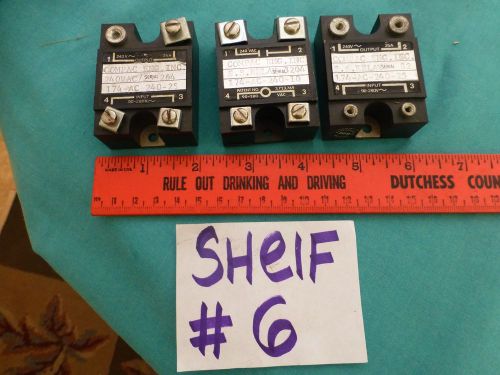 lot of three 3 Compac engineering Control Solid State Relay 174-ac-240-10 240vac