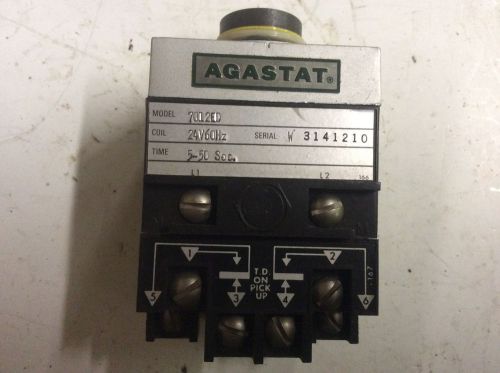 Agastat 7012ED Timer -   5 - 50 Second Timing Relay - M69