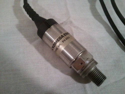 Omega engineering pressure transducer px425-030av with wire lead for sale